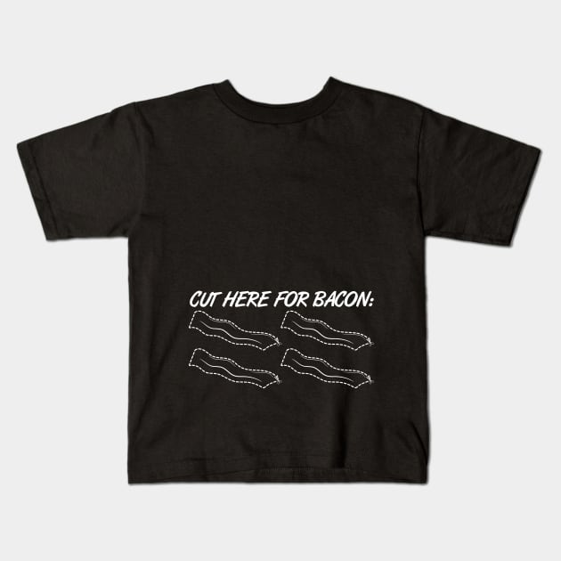 Breakfastbacon And Bacon Jam Anti Vegan Gift Idea Kids T-Shirt by The Hammer